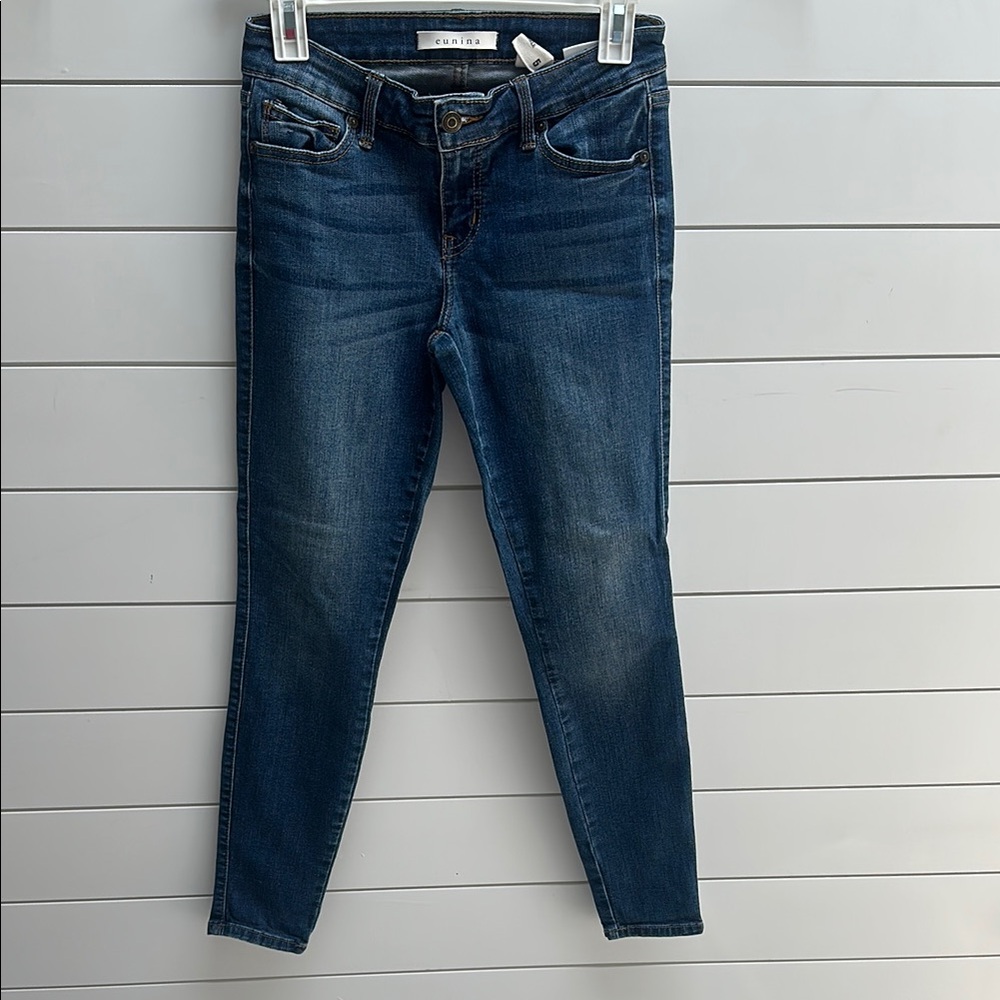 Eunina Dark Blue Skinny Jeans